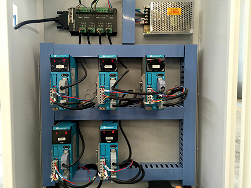 ABR-1325 4 axis cnc router machine inner of the controller (2)