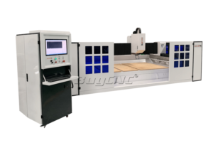 Stone cutting and polishing machine side pictures