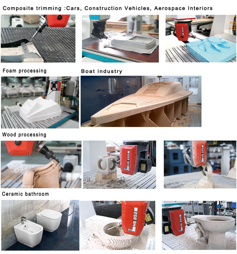 Woodworking router projects 5 axis CNC milling machine for sale