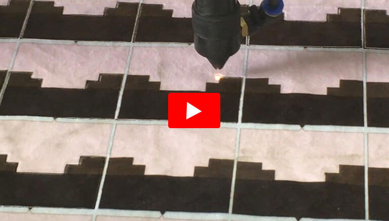 China Laser Cutting Machine Cutting Textile Fabric Soft Material