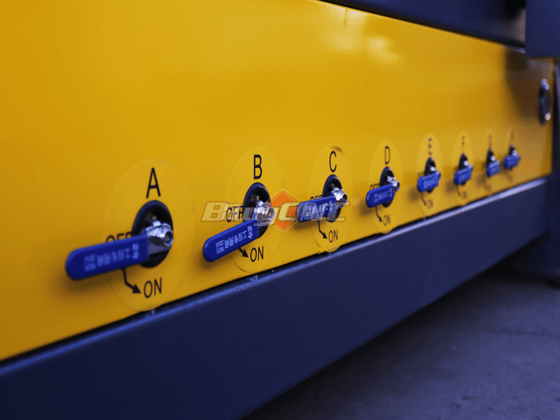 9 cnc router vacuum zone