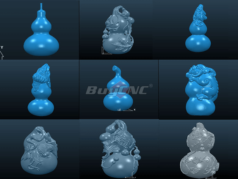 6 Free stl files for cnc router for making jade stone