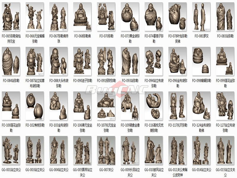 7Free stl files for cnc router for buddha statue