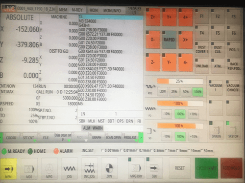 Taiwan LNC Controller with big screen