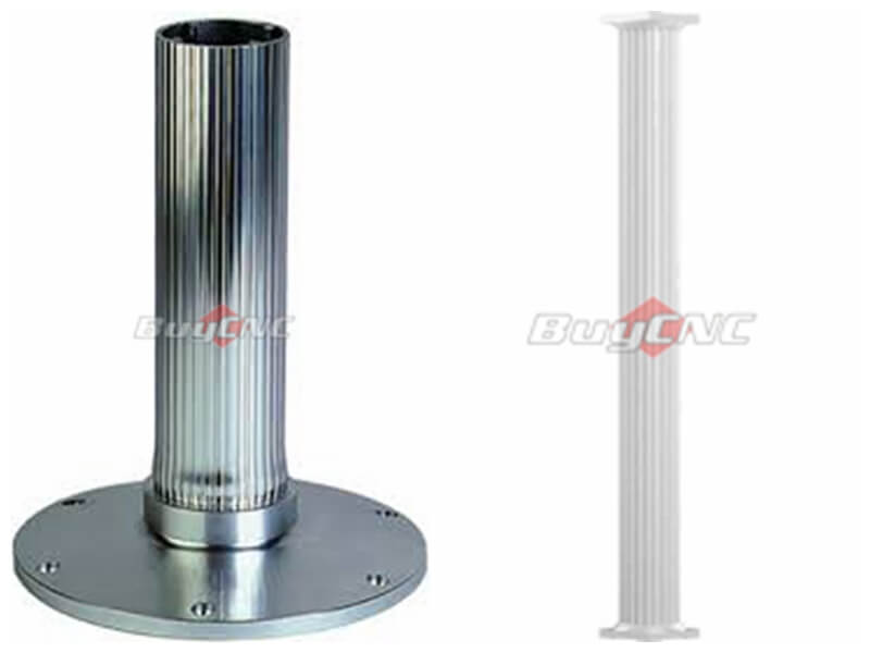 round aluminum sample