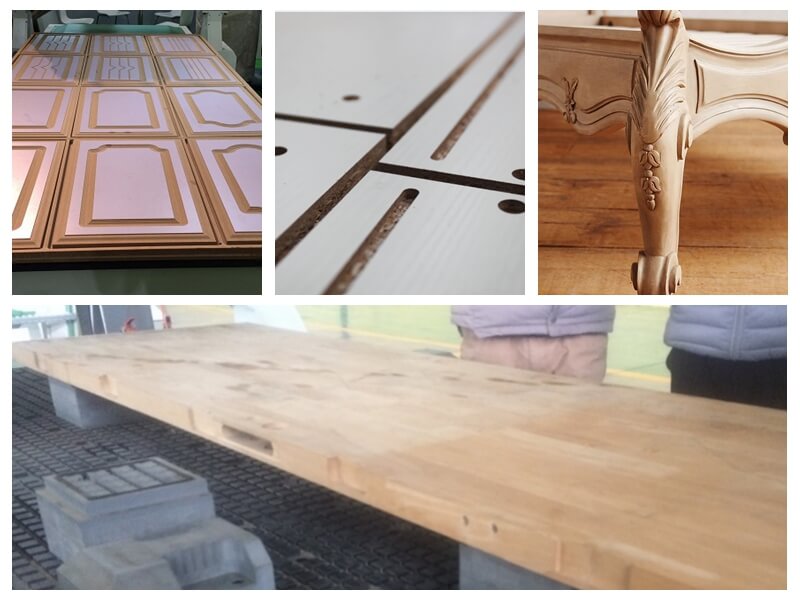 cnc wood furniture router sample