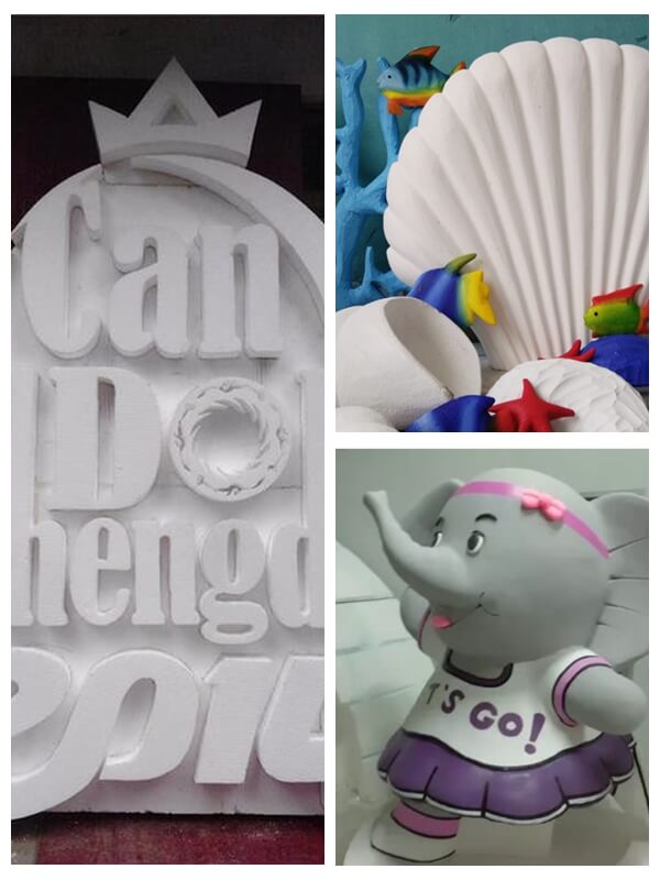 cnc foam router sample