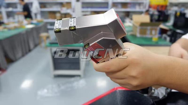 High quality laser cleaning head with double motor lenses