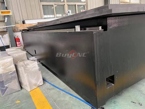 Heavy duty steel plate welded machine frame