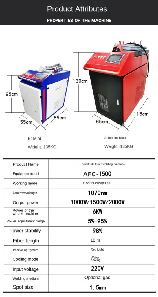 9laser weld 1500 size