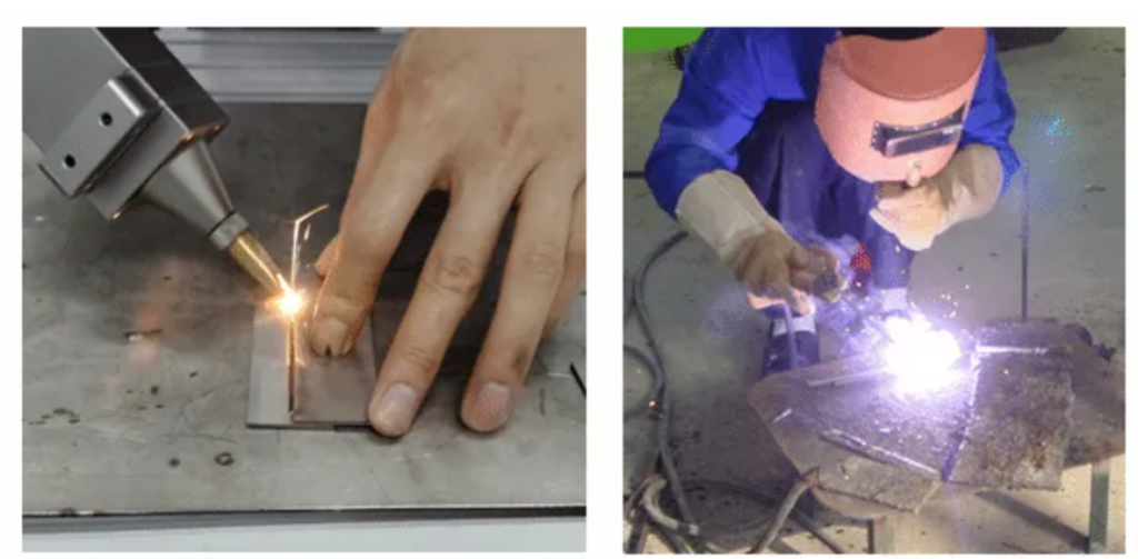 Comparison fiber laser welding machine