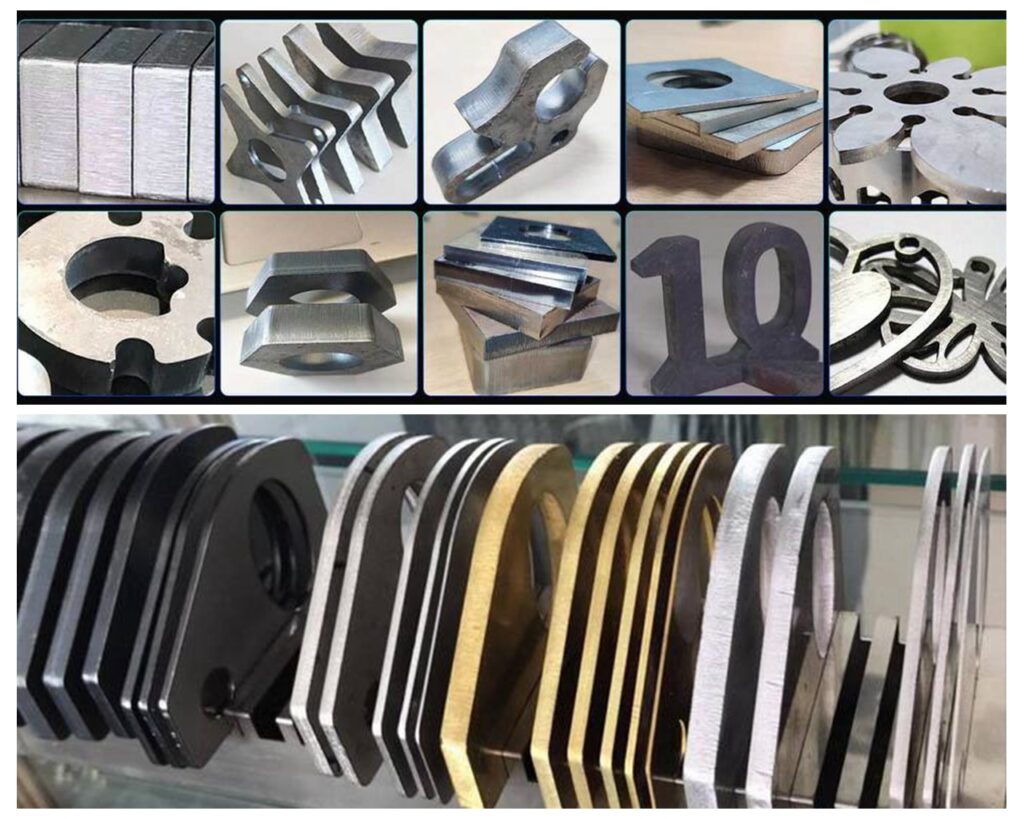 sample of laser cutter for steel